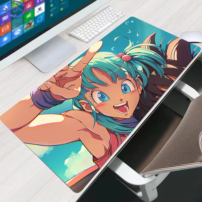 Mouse Pad  Anime DBZ Dragon Ball Bulma Gamer Computer HD Mousepad Gaming Accessories Tablet Varmilo Keyboard Pad Mausepad