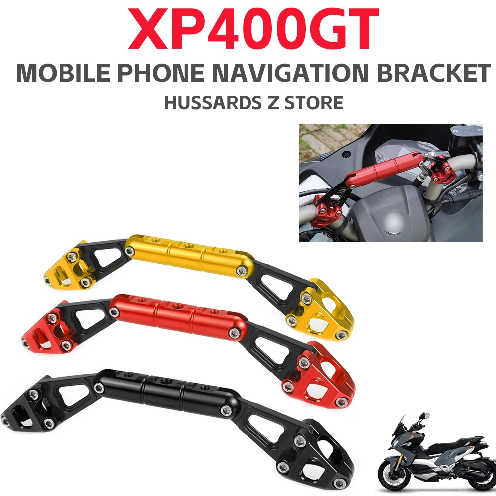 

For Peugeot XP400 GT XP 400 GT XP400GT 2024 Motorcycle Accessories Balance Bar Handlebar Crossbar Levers Phone Holder Parts