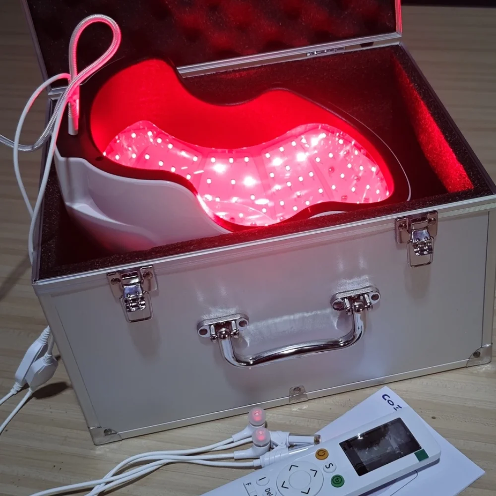 

Laser Hair Helmet 90+210 Beams 6750mW, Anti Hair Loss Cap with Remote Control, Regrowth Device Adjustable for Men Women