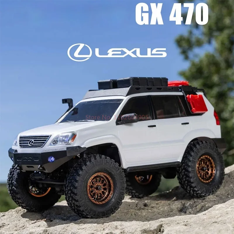 New Axial Scx24 Remote-Controlled Electric Climbing Car 1/24 Simulation Gx470 Rtr Children'S Toy Holiday Gift