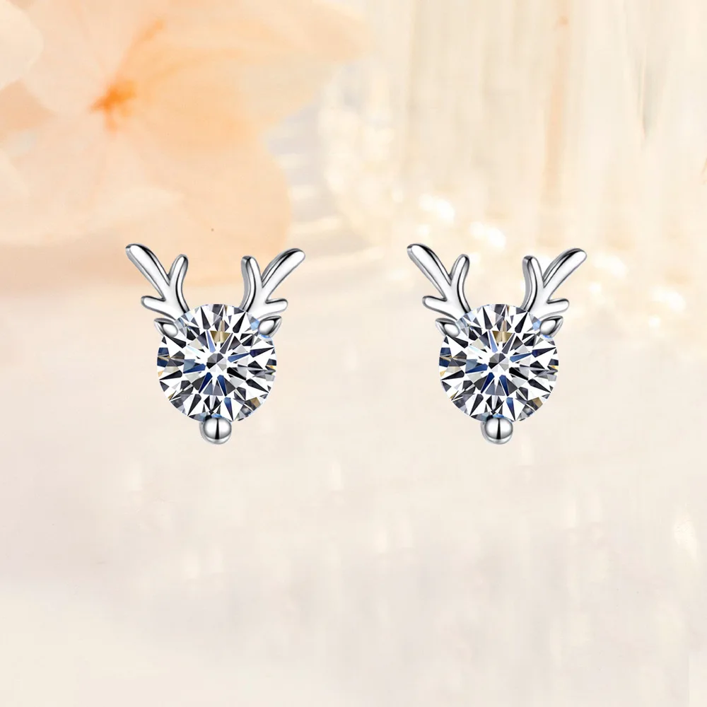 

New 925 Sterling Silver Earrings AAAAA Zircon for Women good Quality Wedding Engagement Jewelry Stud Earrings Party Gifts