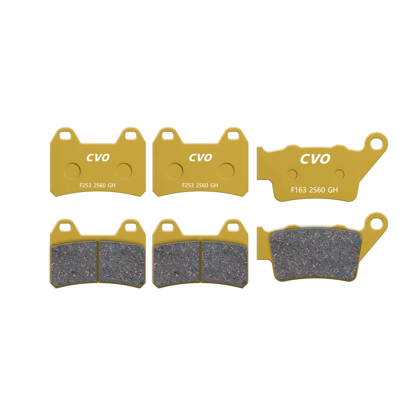 Durable Anti Wear Stable Braking Motorcycle Replacement Brake Pads for ChangJiang V750 Deffender High-Quality Disc Brake Pads