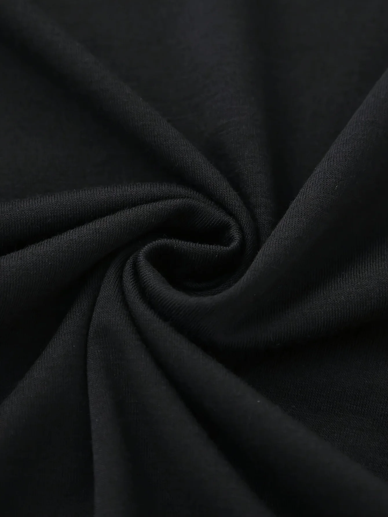 Women's Graphic Crew Neck T-Shirt - Bold Lips Braces Design - Black with Blue Accent Loose Fit Casual Everyday Formal Outfits