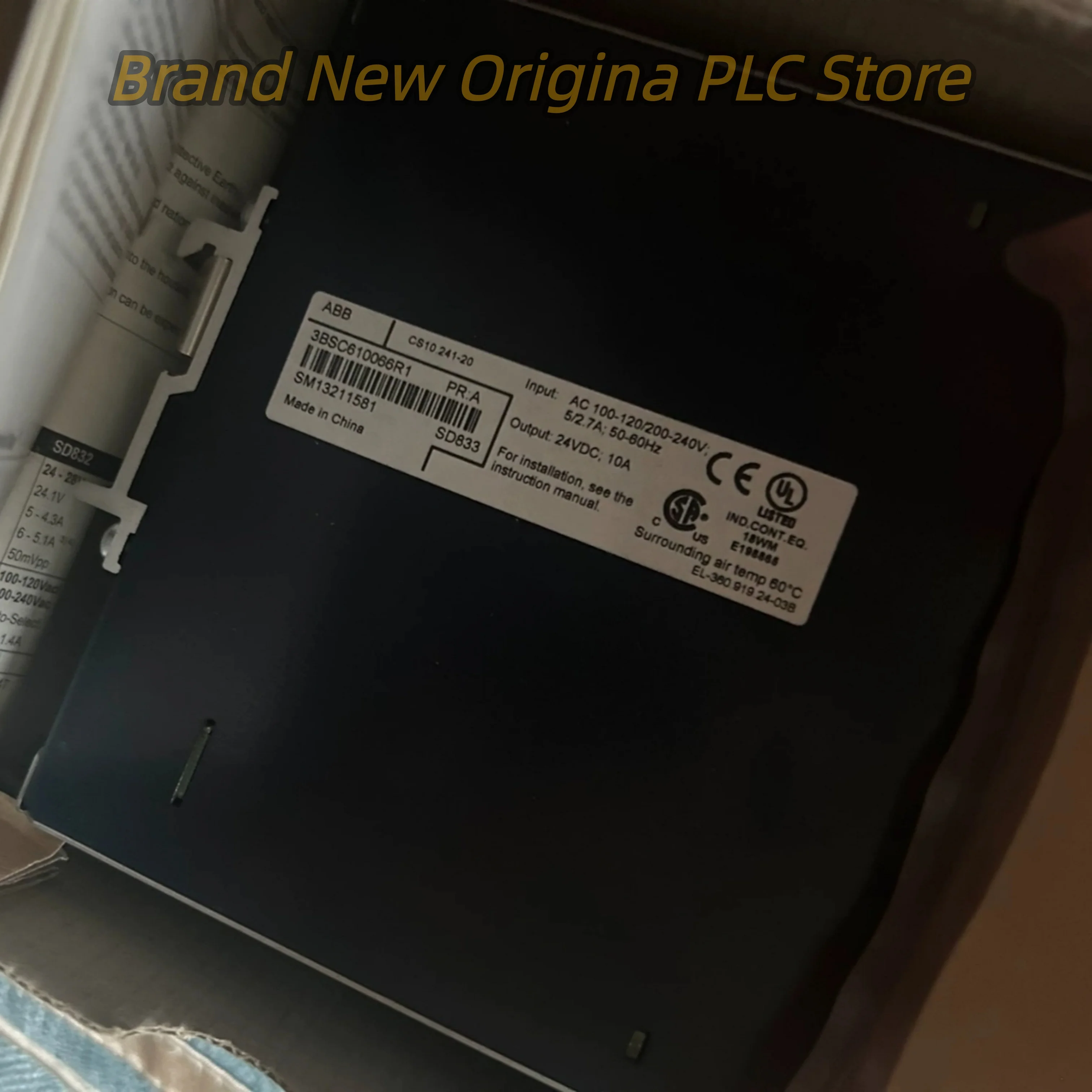 

SD833 3BSC610066R1 new Switching power supply SD834 3BSC610067R1 in box