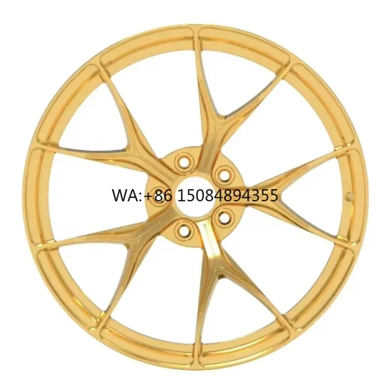 

OEM Customize Wheel Forged Wheel Rims Monoblock with Golden Car Wheel