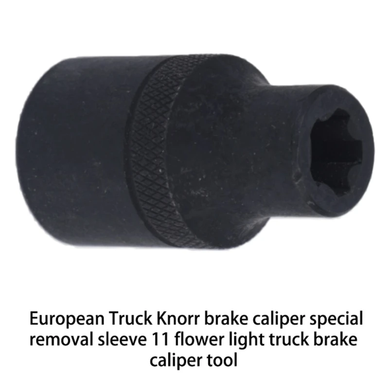  11 Point Truck Brake Caliper Tool Fit for Knorr 3/8'' Brake Pad Screw Remover