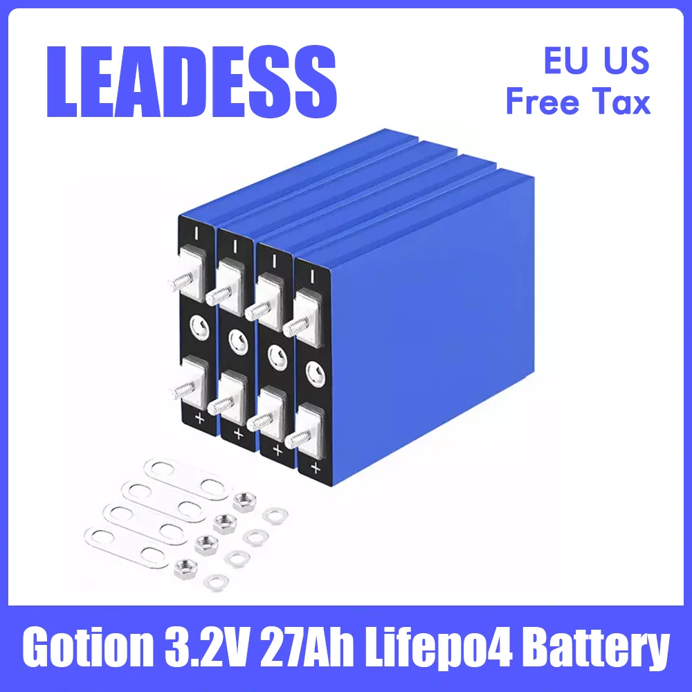 

Gotion LiFePO4 3.2V 27Ah Lithium Ion Battery lifepo4 Rechargeable Cells for Electric Scooter Bike Square battery