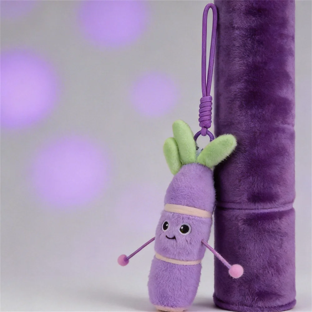 New Cute Sugarcane Plush Toy Respectable Fruit Stuffed Doll Pendant Backpack Decoration Creative Christmas Gifts For Girls