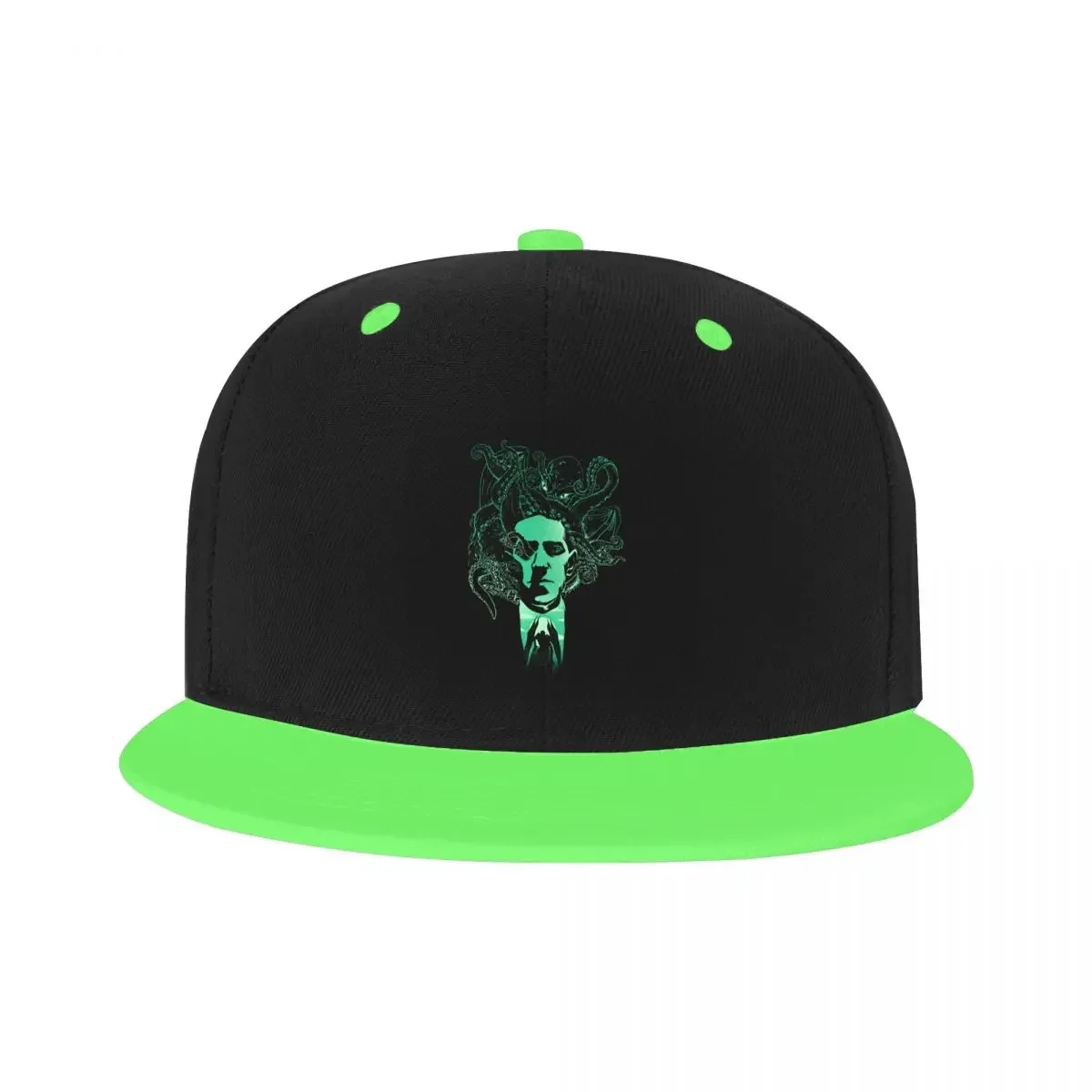 Punk H.P.Lovecraft Hip Hop czapka z daszkiem kobiety mężczyźni oddychająca Necronomicook Call Of Cthulhu tata kapelusz Snapback