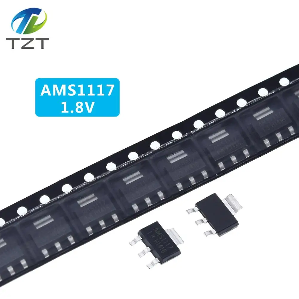 10PCS/LOT AMS1117 AMS1117-3.3V AMS1117-ADJ AMS1117-1.8V AMS1117-1.2V AMS1117-5.0V AMS1117-2.5V AMS1117-3.3 AMS1117-5.0