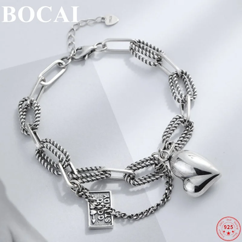 

Женский браслет из серебра 925 пробы, в стиле ретро