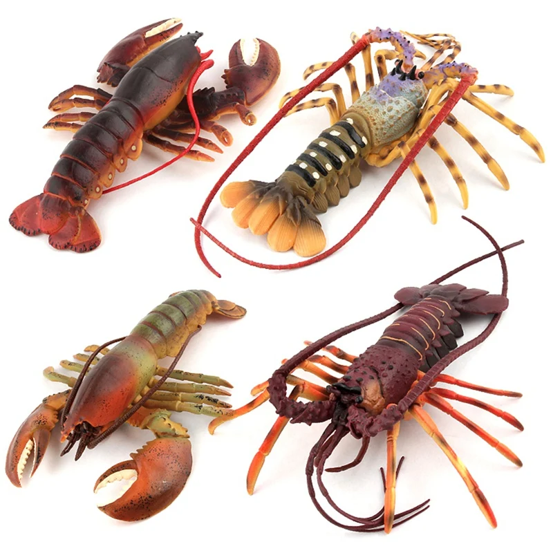 Realistic Marine Simulation Lobsters Model Australian Lobster Boston Lobster Action Figures Toy For Kid Gift