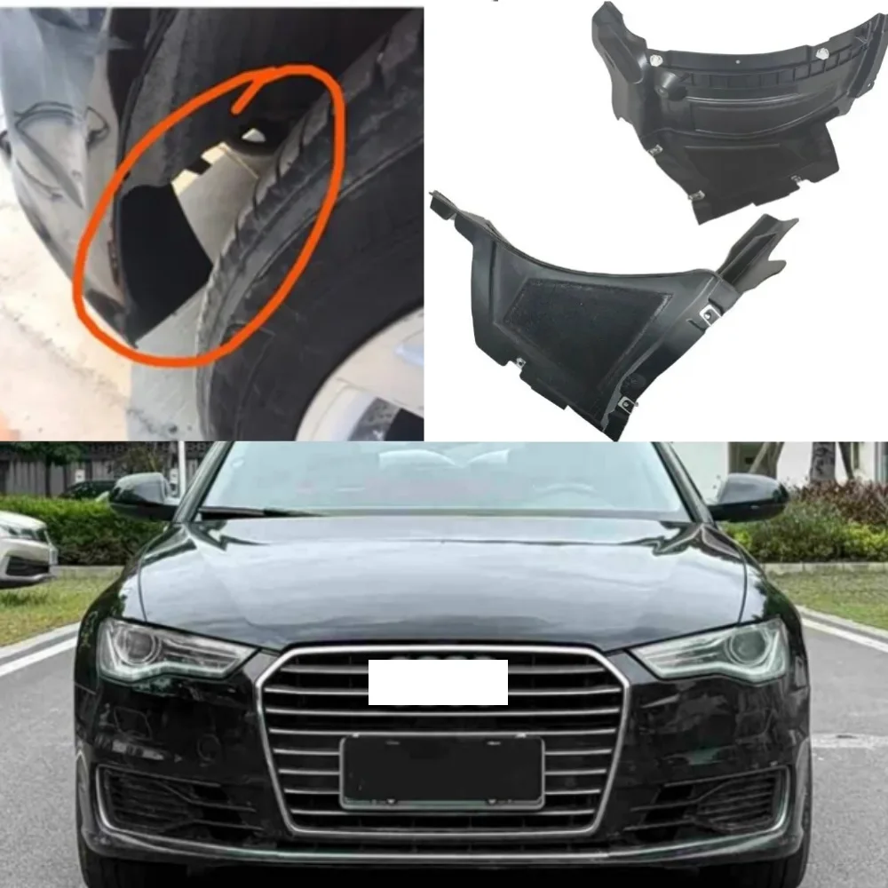 

Front wheel mudguard fender lining For Audi A6 2016-2018