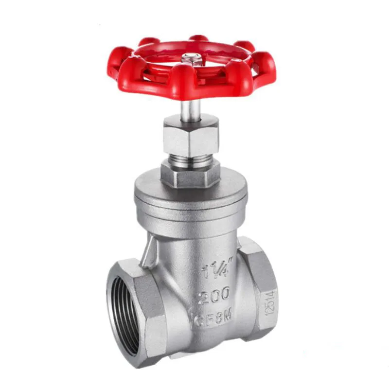 

DN15 DN20 DN25 DN32 Female Thread 304 Stainless Steel Gate Valve Rotary Water Sluice Valve for Water Oil Gas Steam