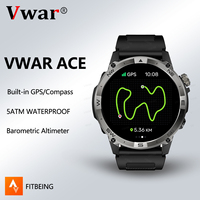 2025 NEW VWAR ACE GPS Smart Watch 5 ATM Waterproof Built-in Dual-band GNSS Compass Military Sport Smartwatch Men 2025 New