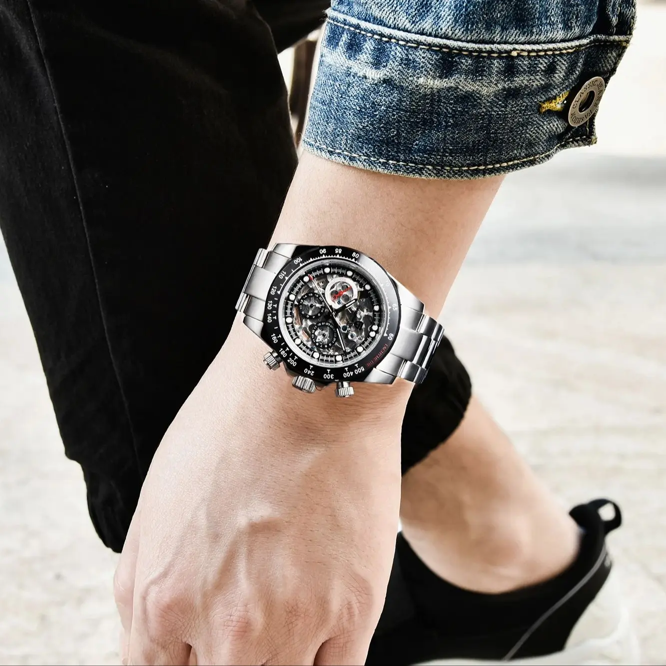 PAGANI DESIGN 2026 Elite Men's Automatic Mechanical Watch Workplace Commuting Choice Sapphire Glass Mirror 100 Meters Waterproof