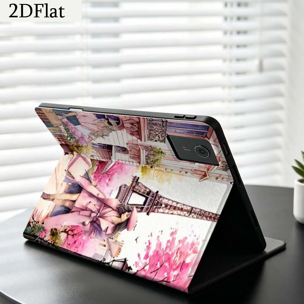 Paris Street Spring Fashion For Lenovo Xiaoxin Pad Pro Tab K11 K10 Y900 3rd Y700 P11 P12 11.5 12.7 8.8 Inch Tablet Case Gift