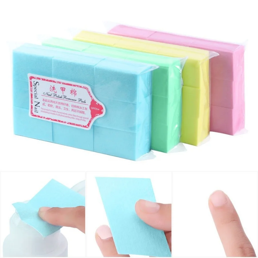 

1Pack Nail Cotton Pads Manicure Pedicure Gel Tools Lint-Free Wipes Napkins Nail Polish Remover Gel Nail Wipes