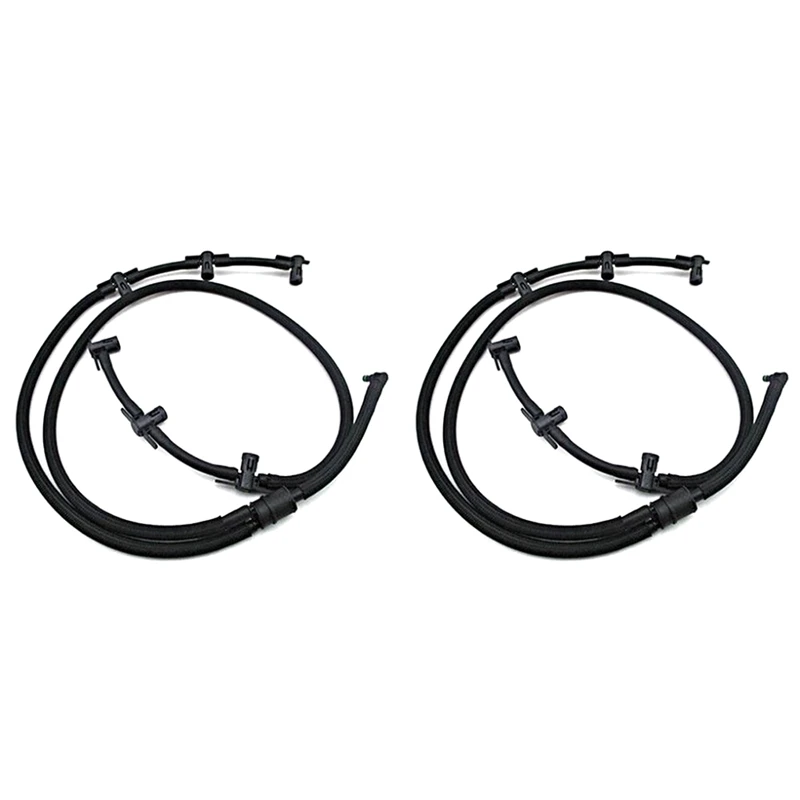 2X For  A8 A4 A6 4F C6 3.0 TDI Fuel Return Line Hose Pipe Crude Oil Injector Hose Leak Line 059130218AS 059130218AM