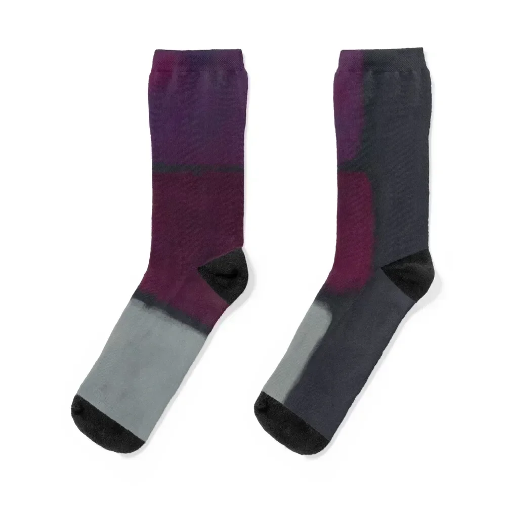 Rothko Inspired #19 Socks golf new year snow Antiskid soccer Girl'S Socks Men's