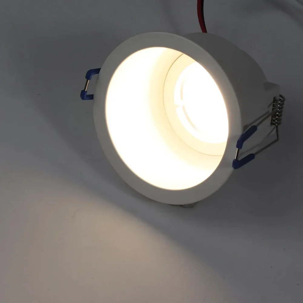 JOYINLED Recessed Light Socket Black White Round Square Aluminum Ceiling Spotlight Holder GU10 MR16 Downlight Fixture Kit