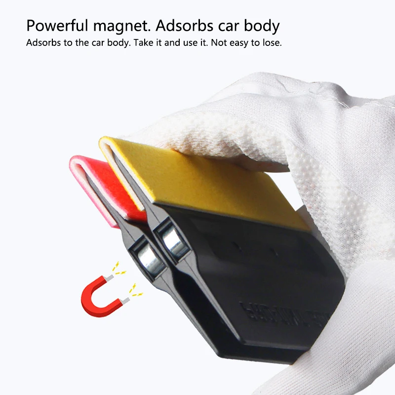 1 Pcs Magnetic Card Squeegee Felt Cloth Edge Squeegee No Scratch Applicator Car Window Tinting Film Tools