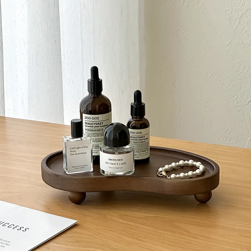

Cutelife Nordic Wooden Storage Decorative Tray Tableware Home Kitchen Coffee Tray Perfume Jewelry Organizer Table Serving Trays