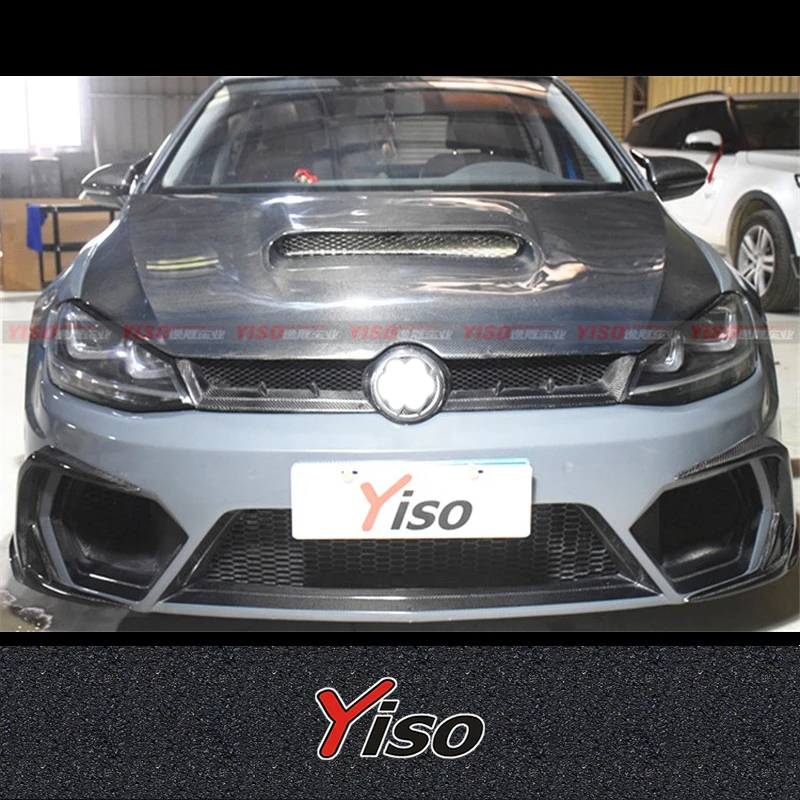 FOR VW GOLF 7 R GTI Rline Volkswagen GOLF 7 R GTI Rline Modified Carbon fiber Yiso HOOD