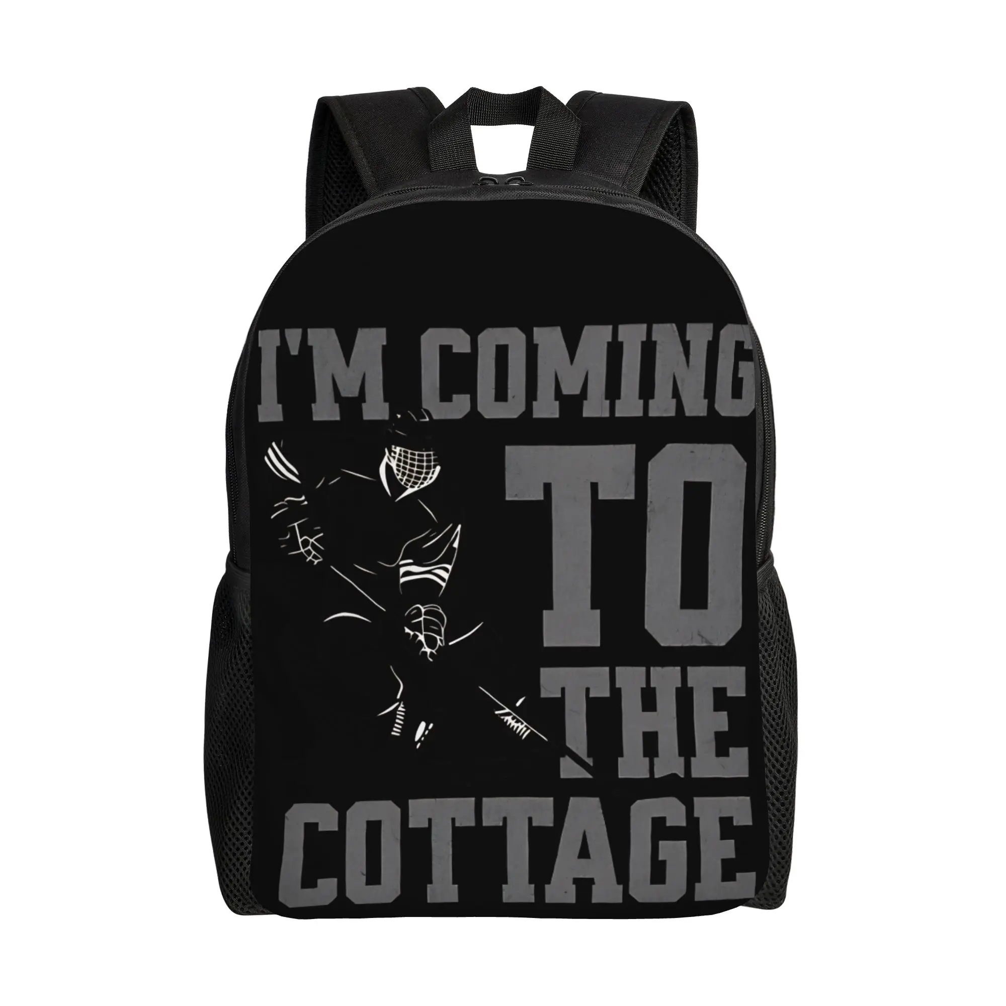 

We're coming to the cottage Heated Rivalry Backpack Unisex Breathable Backpacks School Bags Workout Custom Rucksack