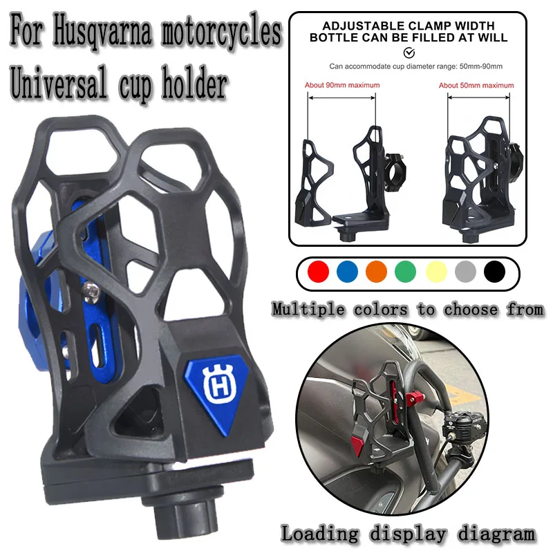 Portavasos para Motocicleta, Accesorios para Husqvarna Svartpilen 401 250 701 801 901 Vitpilen 250 Norden 901 801