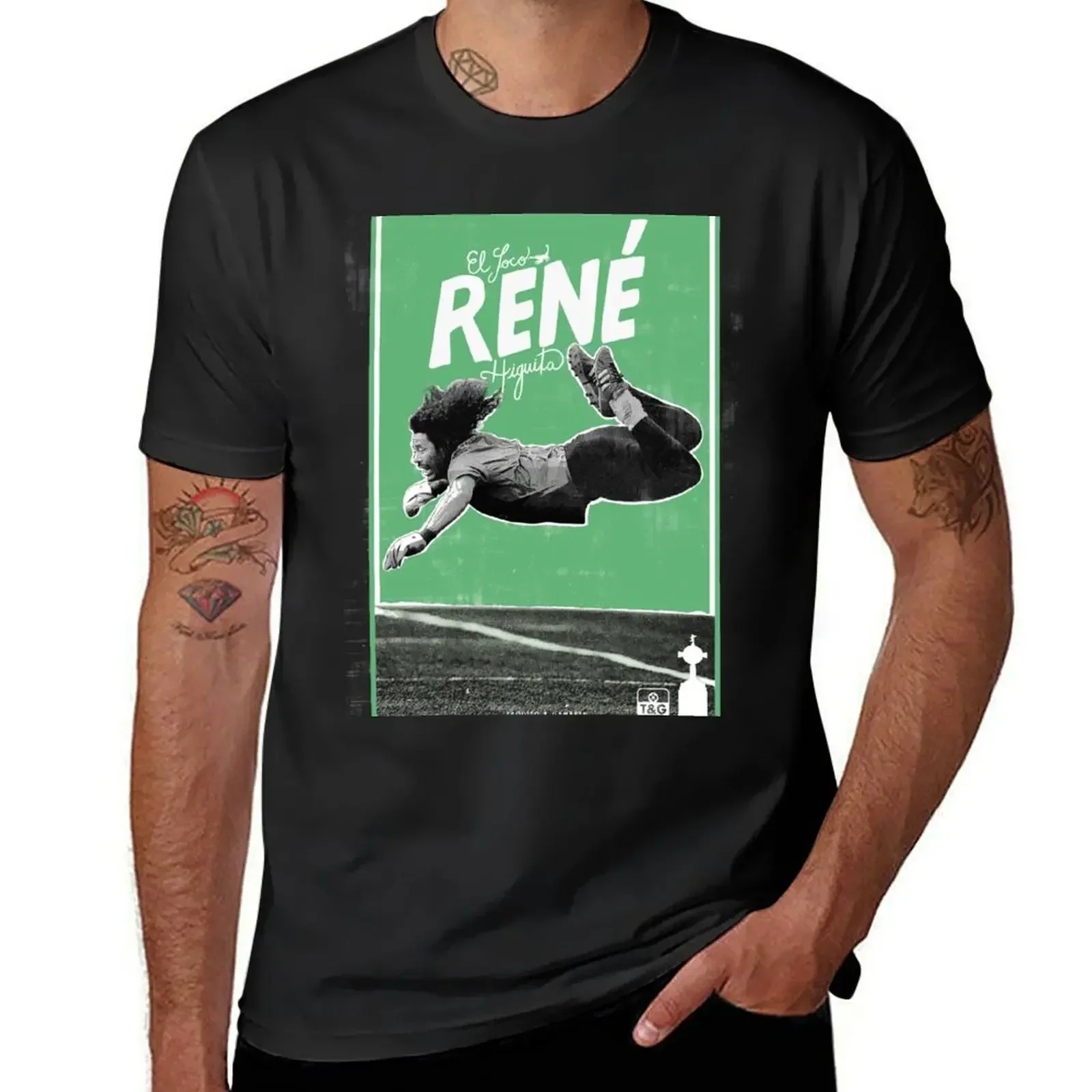 Rene Higuita T-Shirt designer shirts Aesthetic clothing summer clothes mens designer t shirt