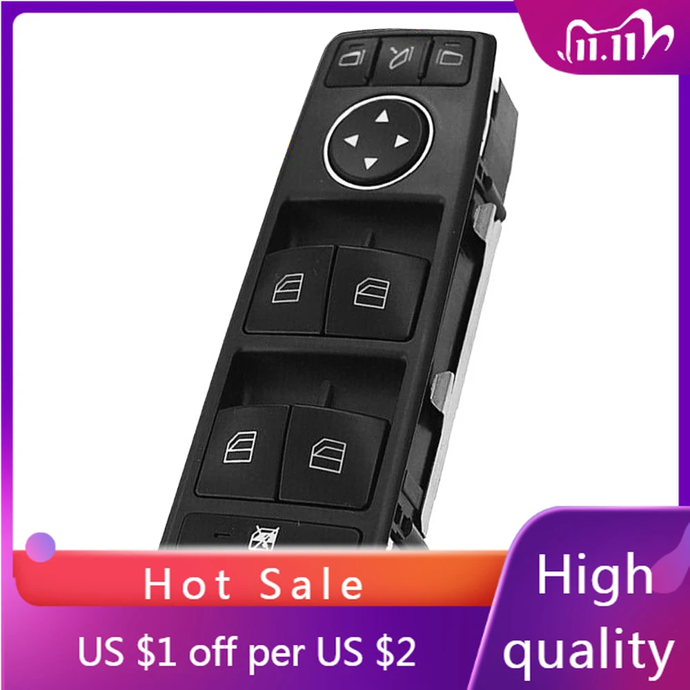 

Кнопка-регулятор управления стеклоподъемником Master Electric для Mercedes-Benz W166 W176 W463 W246 W242 C117 C292 X156 X166 2011-2019