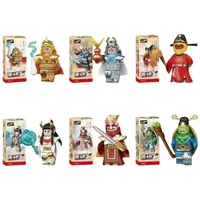 The Journey West Great King Golden Silver HornSun Wukong Aobing Dragon Turtle Model BlocksMOC Bricks Set Toys 30313-30318