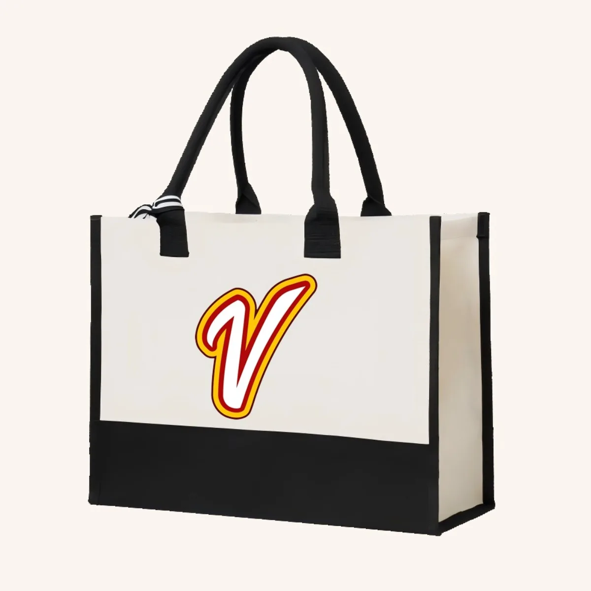 Venezolanos 2026 وصول جديد موضة عملية واسعة حقيبة حمل قابلة لإعادة الاستخدام نمط طباعة 2 لهجة الثقيلة حقيبة كتف كبيرة ل