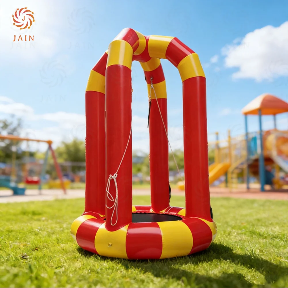 

4mH-13ftH Outdoor Amusement Park Kids and Adult Inflatable Bungee Jumping Trampoline Fun Sports Games For Outdoor Indoor Play