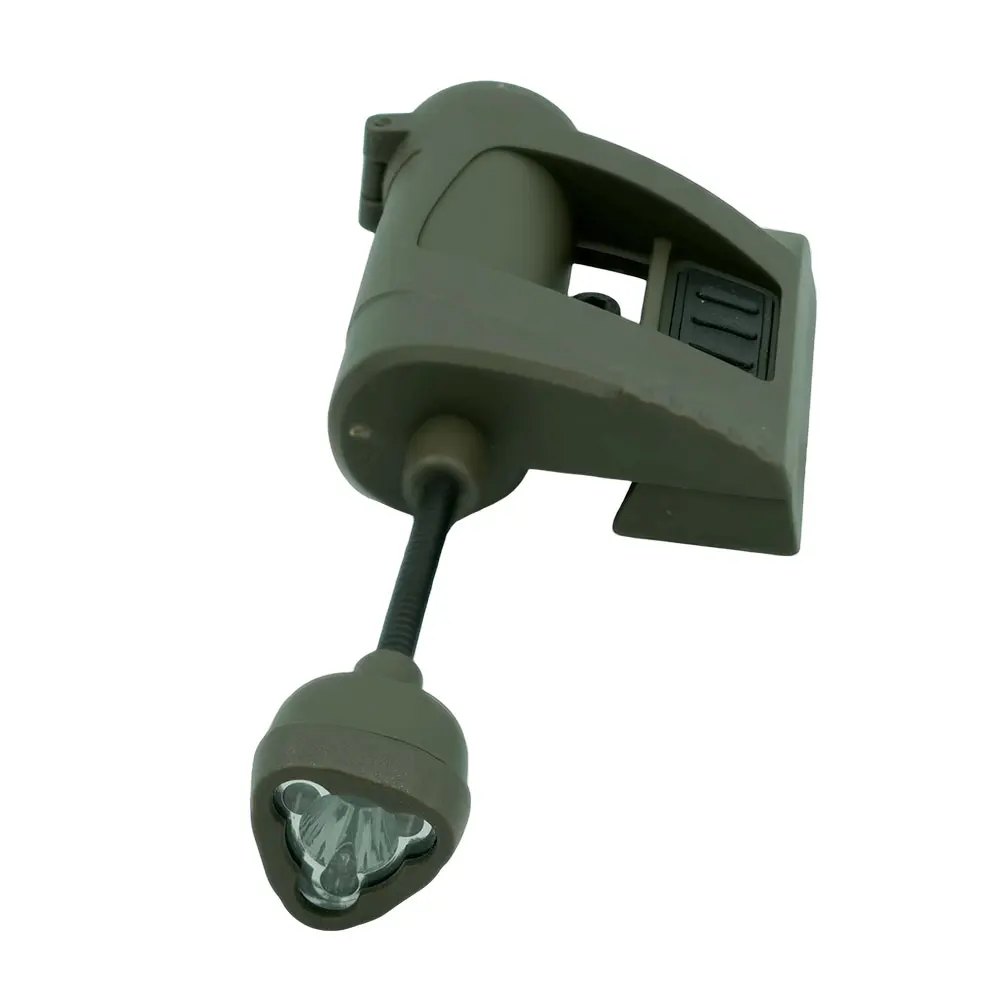 Taktische Helmleuchte, 3 Modi, LED-Taschenlampe, Helmlampe für Outdoor-Nachtbeleuchtung, Laser, Jagd, Militär, Radfahren, Angeln – Detail 21