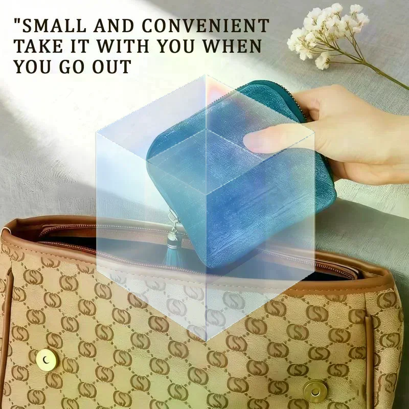 Portable Jewelry Storage Pouch With 6 Layers Large Capacity And Tassel Design Perfect For Travel Daily Use