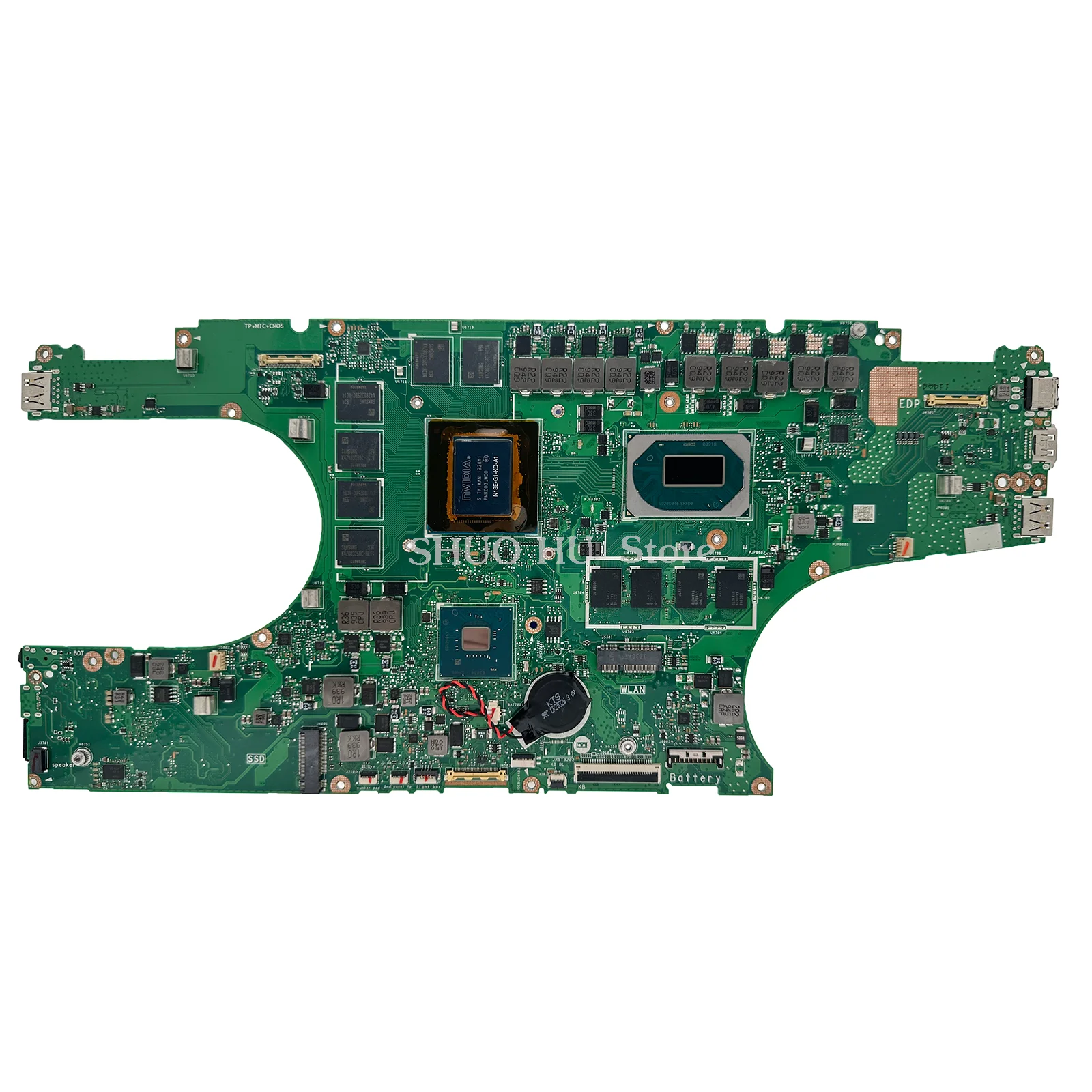 UX581GV Mainboard For ASUS ZenBook Pro Duo UX581 UX581G Laptop Motherboard With i7-9750H i9-9980H 16GB 32GB RTX2060 100% Tested