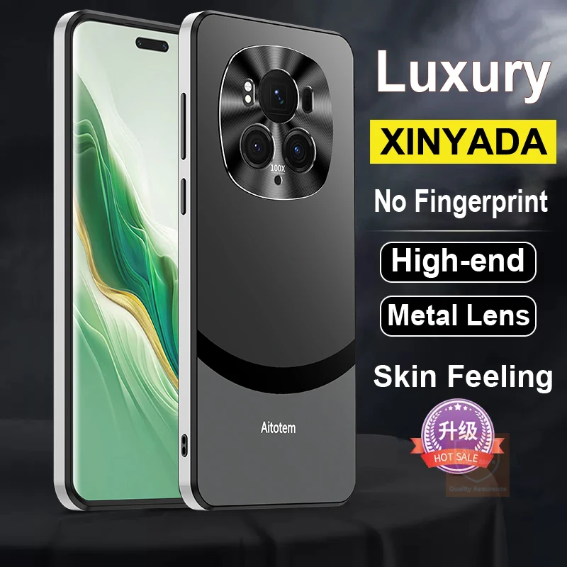 

Модная Высококачественная внешняя искусственная кожа для Honor Magic6 Pro Magic 6, матовая телефонная искусственная кожа для Honor Magic 6 Pro, чехол, подушка безопасности