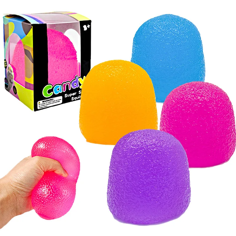 Novo gelo mole gota malte açúcar bolas brinquedos fidget cubo de estresse ansiedade alívio do estresse macio sensorial calmante brinquedos para crianças adultos
