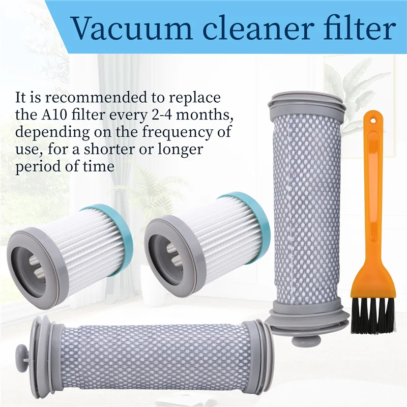 ABKR-استبدال المرشحات المسبقة والمرشحات المسبقة للمكانس الكهربائية Tineco A10/A11 Hero A10/A11 Master وTineco PURE ONE S11/S12