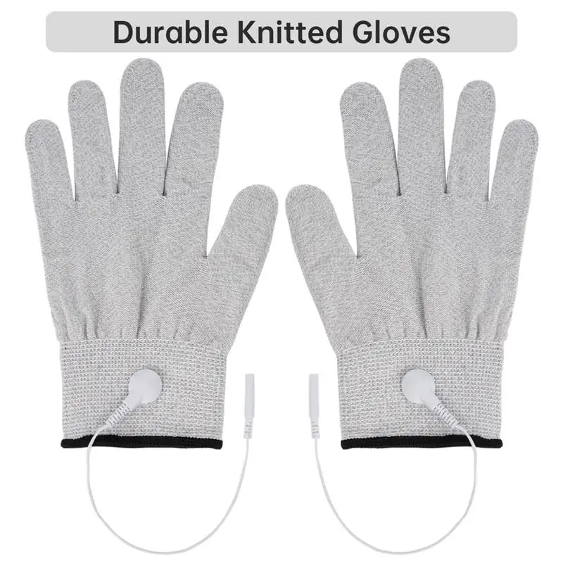 Electrode Gloves Conductive Gloves For Electrotherapy Electrode Massage Gloves Irritation Gloves Improve Blood Circulation