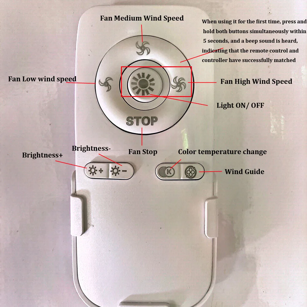 Ricevitore telecomando luce ventilatore da soffitto FT-100