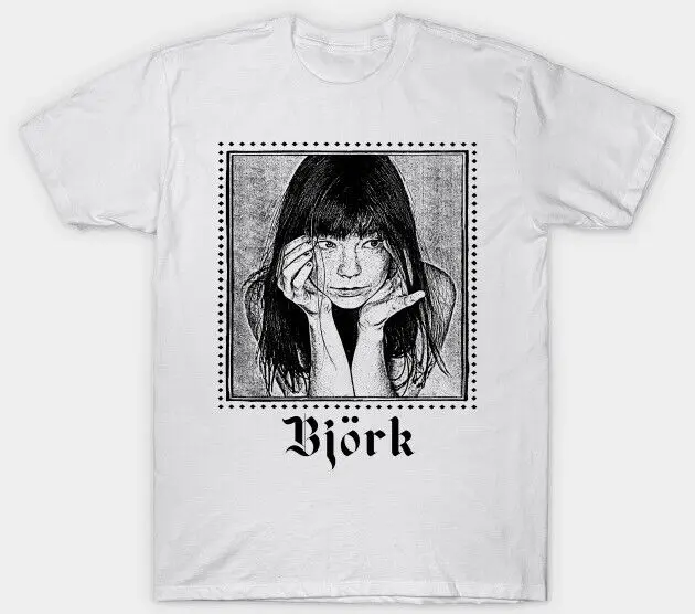 Vintage Bjork T-Shirt Matthew Barney Drawing Restraint 9  Vulnicura Black Lake