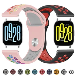22MM 20mm Silicone Strap For Xiaomi Redmi Watch 5 active/5 Lite Correa Wristband Sport Bracelet For Samsung/Xiaomi Watch S4 Band