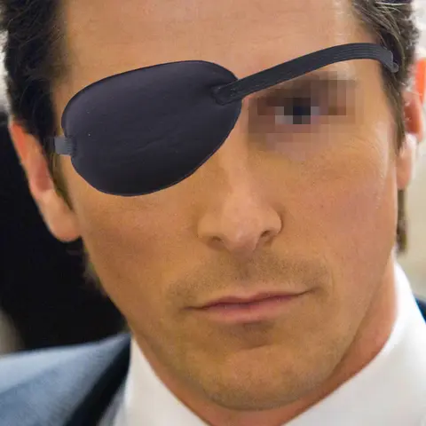 4 pezzi benda per gli occhi pediatrica benda per gli occhi traspirante Patch per pirati per adulti benda per gli occhi pirata per bambini benda per gli occhi dei pirati per adulti