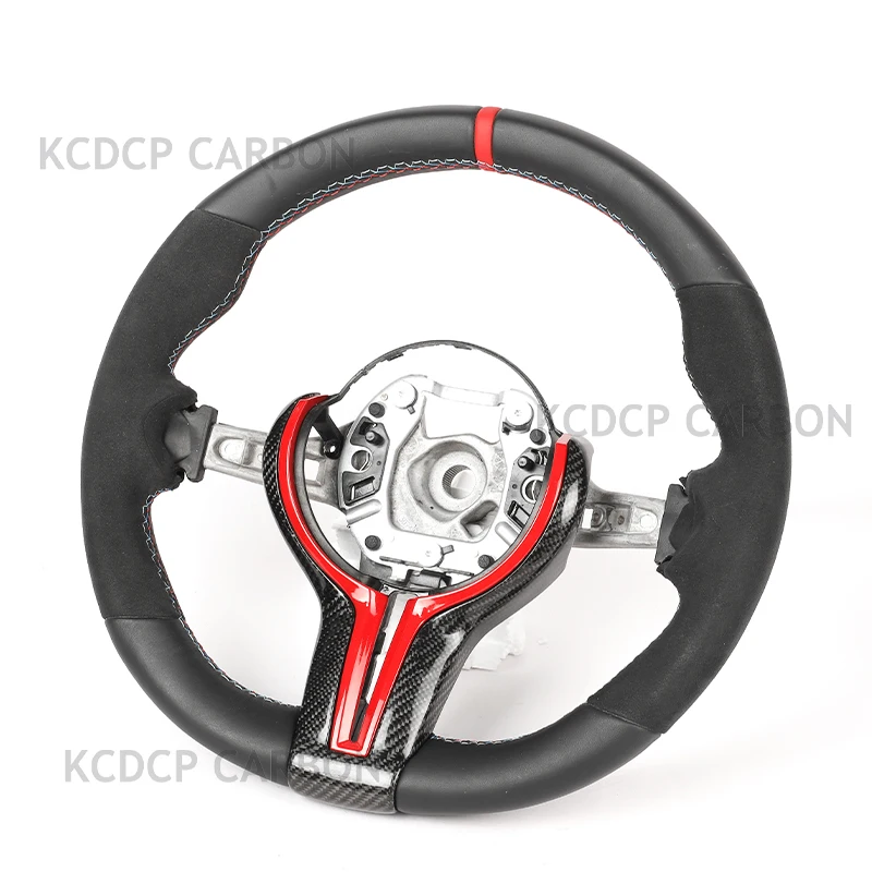 

For BMW F91 F92 F48 F49 F25 F26 F15 F16 F85 F86 F10 F11 F07 F18 F90 F12 F06 F13 F01 F02 F03 F30 MP Full Leather Steering Wheel