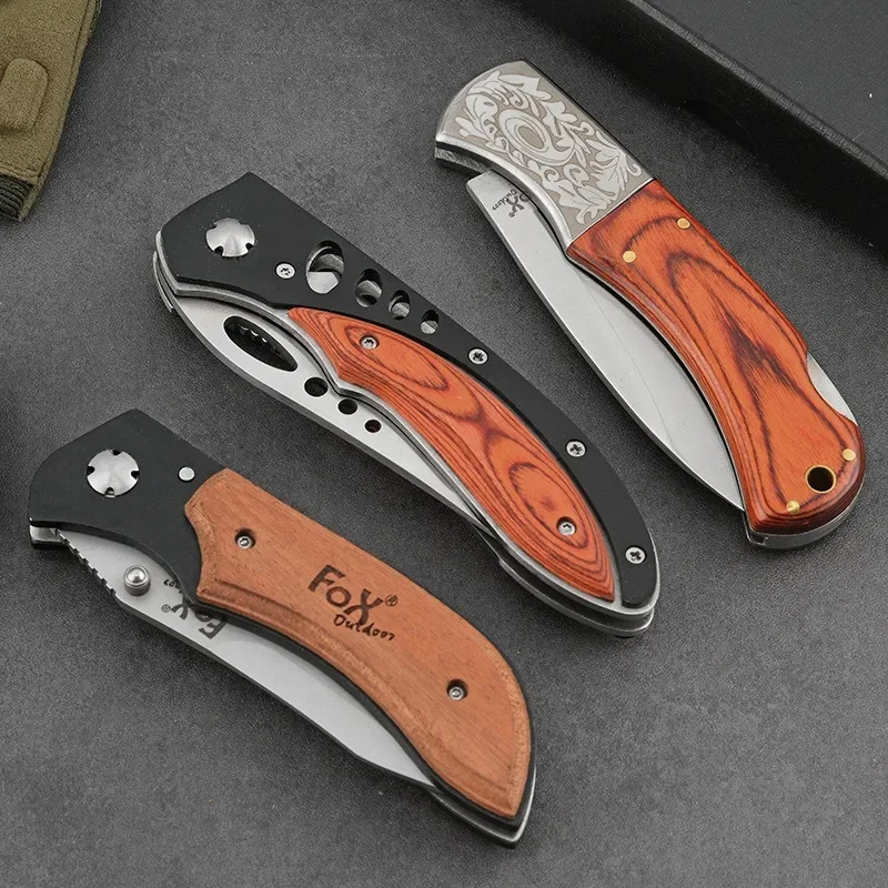

Outdoor pocket knife Field sharp folding knife self-defense mini Multi-functional pocket knife
