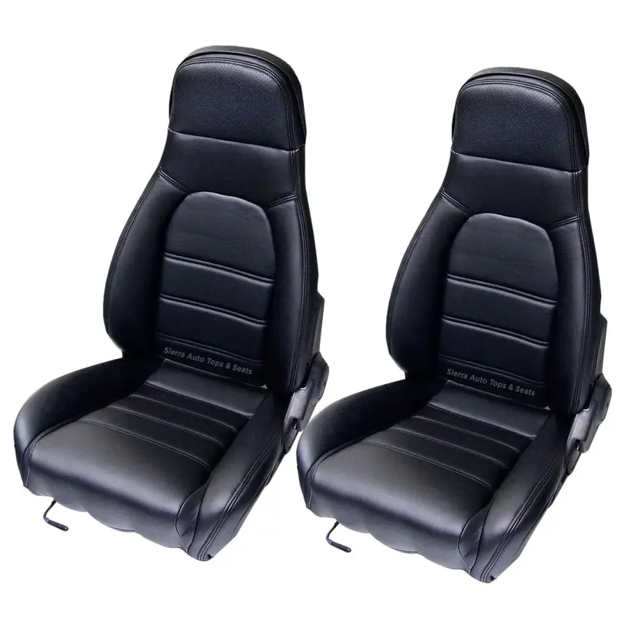 

Seat Cover Kit for 19901997 Mazda Miata MX5 Black, Faux Leather Front Seat Covers Replacement Kit for Mazda MX5 Custom Fit Seat