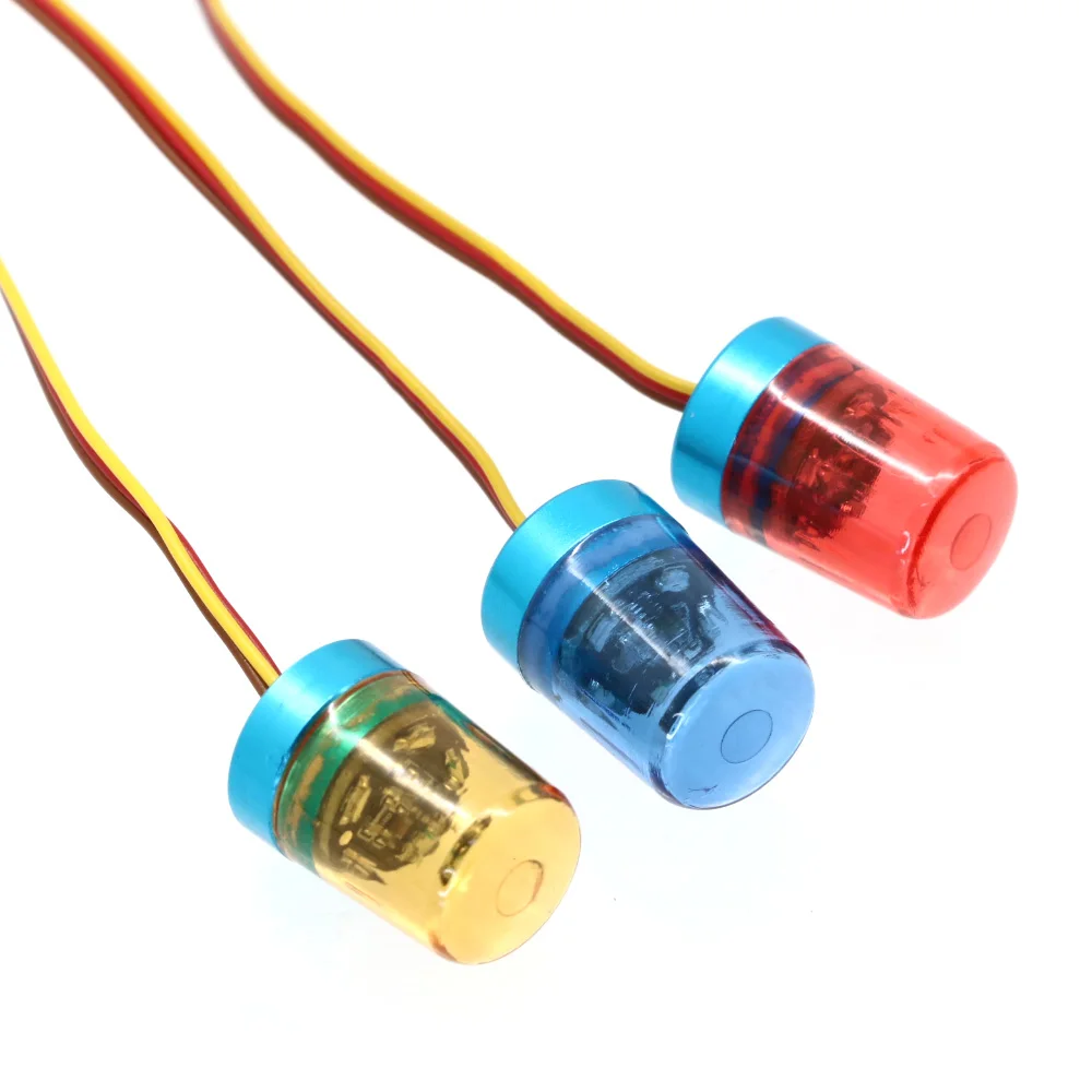 Spia per auto modello RC Lampada a LED per auto RC Luce con modalità di rotazione veloce e lenta con lampeggiante 4,8-6 V realizzata in plastica resistente